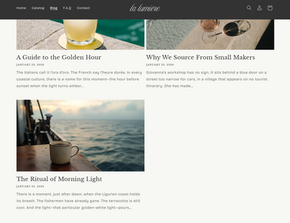 Lumière — Luxury Shopify Theme + Brand Kit