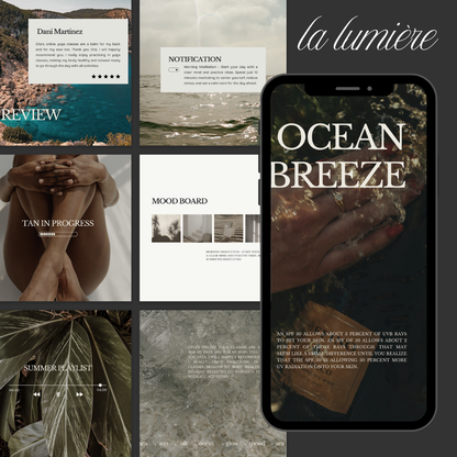 Lumière Social Media Template Kit | 50 Canva Templates for Luxury Brands