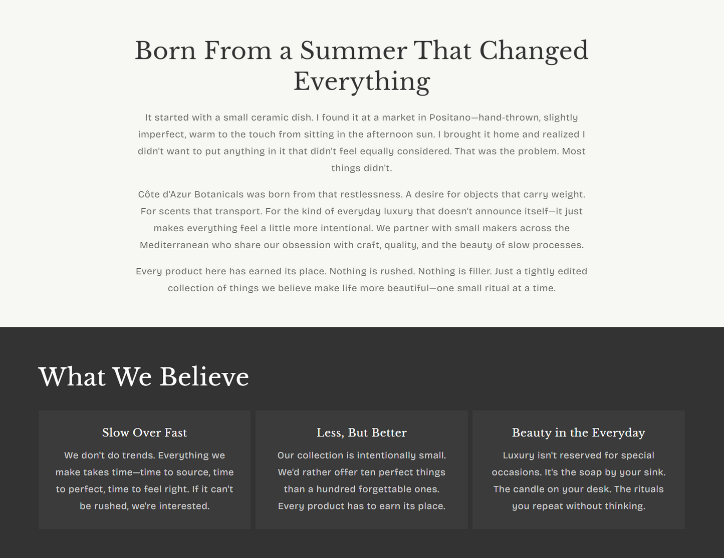 Lumière — Luxury Shopify Theme + Brand Kit