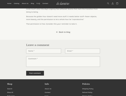 Lumière — Luxury Shopify Theme + Brand Kit