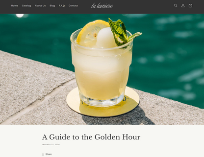 Lumière — Luxury Shopify Theme + Brand Kit