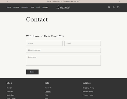 Lumière — Luxury Shopify Theme + Brand Kit