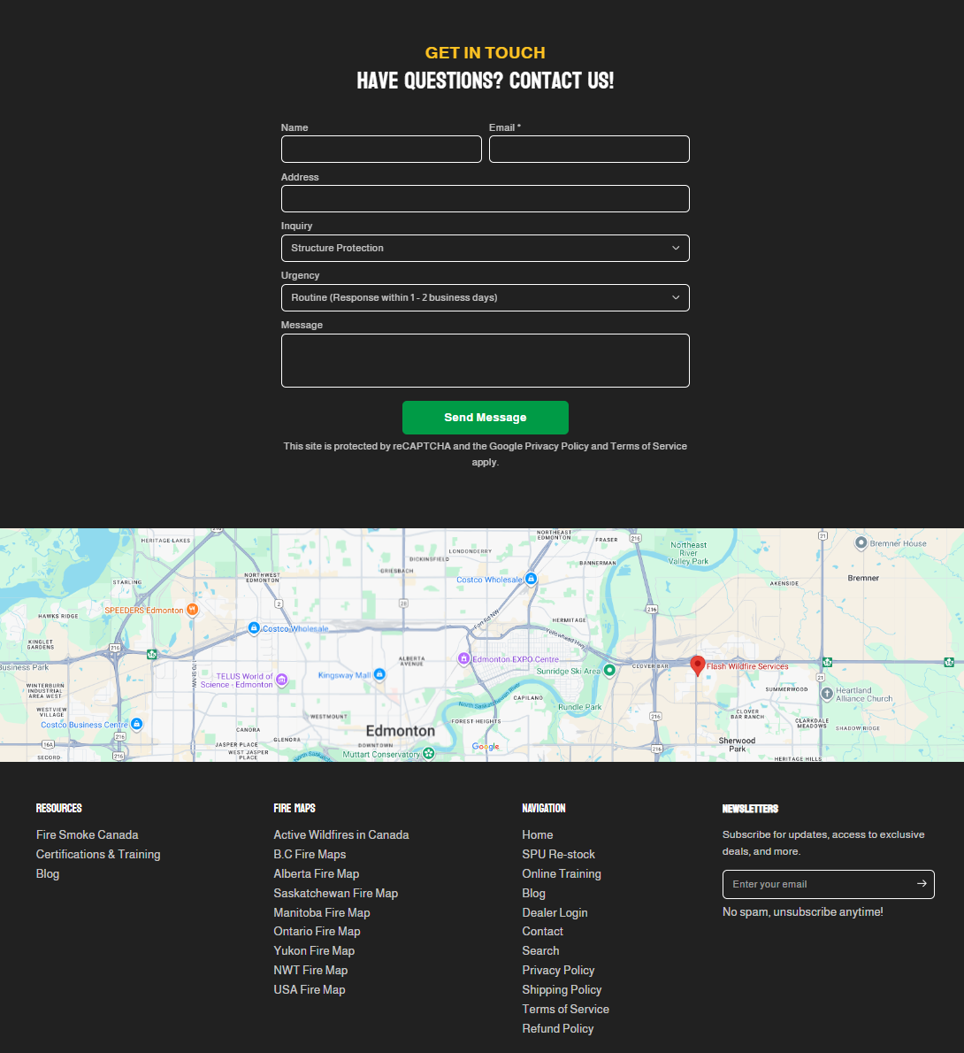 Flash Wildfire page