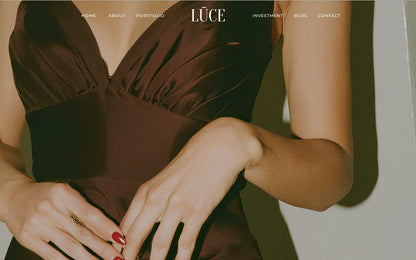 Lūce — Showit Website Template